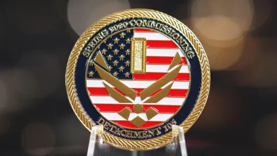 Cina all'ingrosso personalizzato in lega di zinco 3D logo artigianato in metallo regalo di promozione souvenir commemorativo esercito militare argento oro Cile USA UK monete sfida