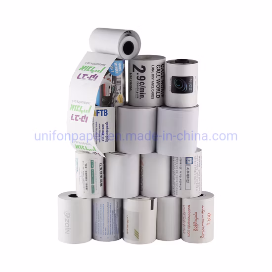 Produttore di rotoli di carta termica personalizzati senza BPA da 57 mm e 80 mm in Malesia